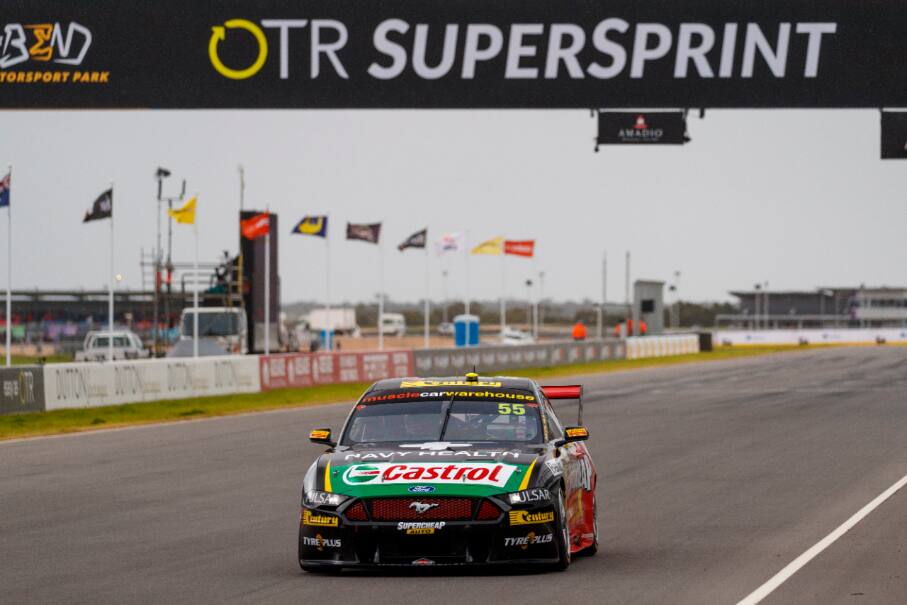 Tickford Racing's Chaz Mostert took Saturday's pole and finished second behind McLaughlin. Tickford Racing's Chaz Mostert took Saturday's pole and finished second behind McLaughlin.